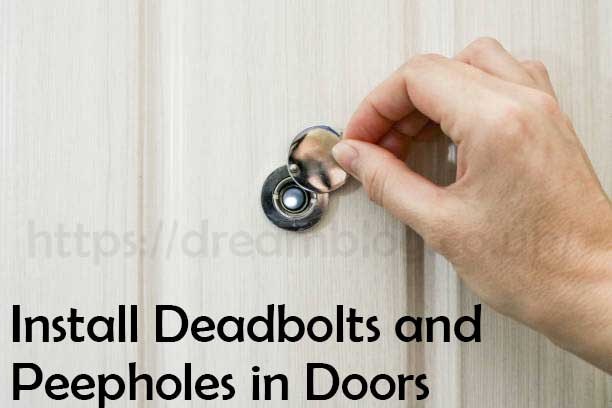 Install-Deadbolts-and-Peepholes-in-Doors